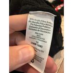 Holiday Time Black Merry Christmas Snowflake Ugly Sweater Women 1X Knit Party Photo 5