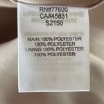 Saltwater Luxe Megan Mini Dress, Champagne with Light Gold Sequins, size Small Photo 6