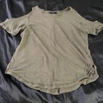 Sanctuary Cold shoulder olive top Photo 0