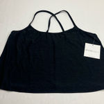 Beyond Yoga Featherweight Drift Away Sleep Tank Spacedye Black Grey Large NEW Photo 0