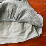 NWT Lulu’s All The Sage One Shoulder Ruffle Dress ~ size Large Green Photo 10