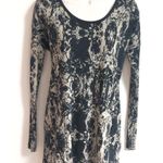 🆕 Nikita high low scoop neck tunic top neutral black tan extra small pullover Size XS Photo 2