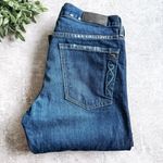 Genetic Denim Mid Rise Straight Leg Distressed Dark Wash Size 26 Photo 1