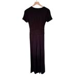 Boden USA Boden Ellen Jersey Knit Wide Leg Cropped Jumpsuit Black Women’s Size 4 Photo 5