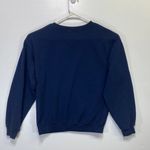 Wound Up  Out Dream Yourself Striped Sweatshirt Navy Blue Size XXL (19) Juniors Photo 3