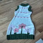 Danielle Guizio Guizio wool FLORAL TURTLENECK KNIT DRESS Photo 3