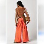 Free People NWT  Equinox in Orange Denim Trousers Size 27 Photo 1
