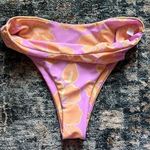 Boutique Hibiscus Pink and Orange Bikini Bottoms Small Photo 6