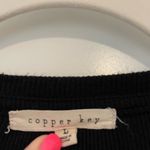 Copper Key Black  lightweight sweater Photo 1