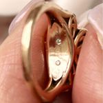 Zales 1 CT. T.W. Emerald-Cut Diamond Past Present Future Frame Engagement Ring in 14K Photo 8