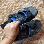 Ralph Lauren Polo by  Black and Blue Sandals with Adjustable Straps size 6 Photo 7