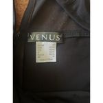 Venus  little black dress LBD ruched long sleeve bodycon cocktail party XS Photo 5