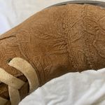 JoyFolie Bonnie Boot in Pecan Tooled Leather Lace Up Western Cowgirl Boots US 9 Tan Photo 7