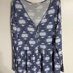 Simply Southern Women’s Long Sleeve Blue & White Aztec Pattern Cardigan Size XL Photo 0