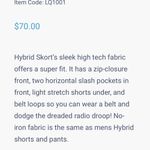 Liquid yacht wear. Skirt. Size 8. New. Grey. Gray Photo 1