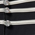 JS Collections  Black Cream Collared Sleeveless Formal Blouse Size 4 Photo 7