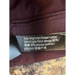 PINK - Victoria's Secret Victoria's Secret Sport XS‎ Burgundy Sports Bra with Metallic Rose Gold Photo 4