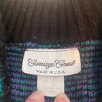Vintage Carriage Court USA‎ Made Oversized Open Front Cardigan Size Medium Purple Photo 3