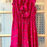 Kate Spade  scenic route Hummingbird ruffle Dress bougainvillea Pink Sz 10 Photo 0
