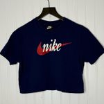 Nike Cropped Logo Sport Casual Tee Photo 3