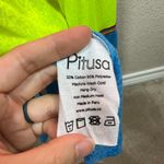 Pitusa Rainbow Maxi Dress Cover Up Womens Standard Neon Bright Tiered Beach Pink Size undefined Photo 3