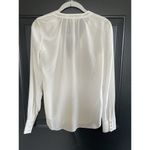 Veronica Beard MSRP$375  Women’s 100% marella silk blouse Top V-Neck Ivory Size 0 Photo 1