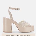 Dolce Vita Wessi Pearl Heels White Size 9 Photo 5