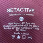 Set Active  Red Maroon One Shoulder Sleeveless Pullover Athletic Crop Top Size XS Photo 2