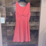 Kate Spade Watermelon Breath of Fresh Air Ponte Bow Fit & Flare Dress Photo 6