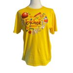Gildan New Daisy Large Youth Short Sleeve T Shirt With DTF Teacher Photo 0