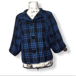 The Limited  SZ S checkered pea coat NWOT Photo 0