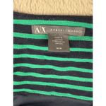 Armani Exchange  Striped‎ Cropped Blazer Career Jacket M Y2K Retro City Photo 1