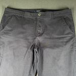 AERO Skinny Ankle Pants Womens 16 Long Navy Casual Chino Stretch Flat Front Blue Photo 2