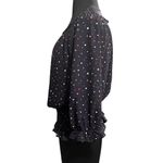 West Kei NEW StitchFix  Navy Polka Dot Colesy Smocked Off The Shoulder Top Photo 1