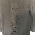 Prairie Underground Black Long Sleeve Layered Front Bodycon Dress Women Sz S Photo 2