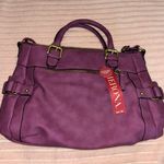 Merona purple leather purse Photo 0