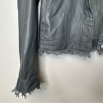Jakett JKT NYC Alexa Jean Burnished Grey Leather Jacket Size M Gray Size M Photo 9