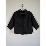 Cato  Women’s Size 18/20W Black 3/4 Sleeve Lightweight Blazer Jacket‎ Big Buttons Photo 1