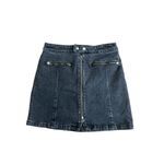 Rag and Bone Black Denim Zip Skirt Size 8 NEW without tags Photo 2