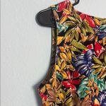 Kathie Lee Collection “Vintage Kathie Lee Dress Leaf Print 90s Summer Tropical Resort” Photo 6