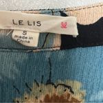 Le lis  Black and Blue Floral Blouse Photo 4
