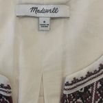 Madewell Midi Dress Women’s 8 Ivory 100% Cotton Suncoast  Boho Embroidered Photo 12