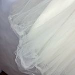 Windsor  Cream Lace Tulle Dress, Sleeveless Fit & Flare Formal Party L Photo 6