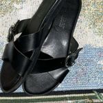 Don Uorri Size 40 Black Leather Sandals Photo 4
