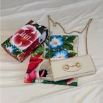 Gucci NWOT 1995 Horsebit Chain Wallet 'Mystic White' Photo 3