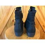 OTBT  Yokel Womens Sz 10M Shoes Black Leather Comfort Zip Up Ankle Career Boots Photo 3