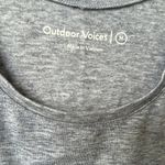Outdoor Voices  Size Medium M Tank Top Gray Heather Running Athletic Doing Things Photo 1