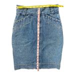 Unionbay Vintage Women’s Blue Pencil Denim Skirt RN60307 Junior Size 5 Photo 8