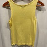 Lilly Pulitzer Y2K  yellow pima cotton ribbed tank top sz M Photo 2