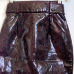 NWT Atoir Self Defined Skirt in Burgundy Python Size 4 Photo 7